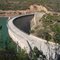 Dam wall from Barragem da Bravura