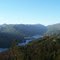 Vista da barragem de Caniçada, Serra do Gerês e Portela do Homem